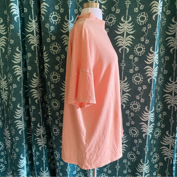 Free People Light Coral Short Sleeve Top - Picture 12 of 12